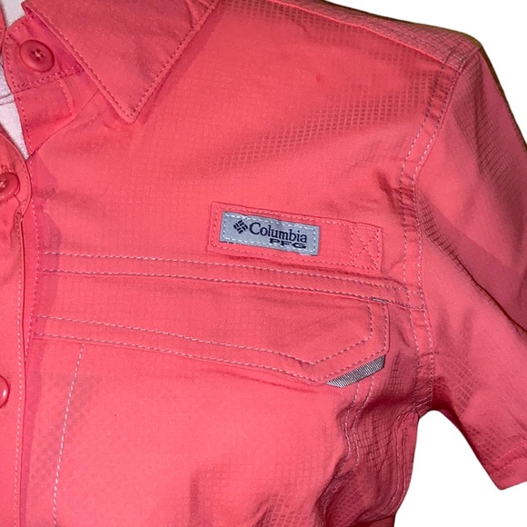 🆕 Salmon Rose Colored Columbia Performance Fishing Gear Shirt - Picture 4 of 11